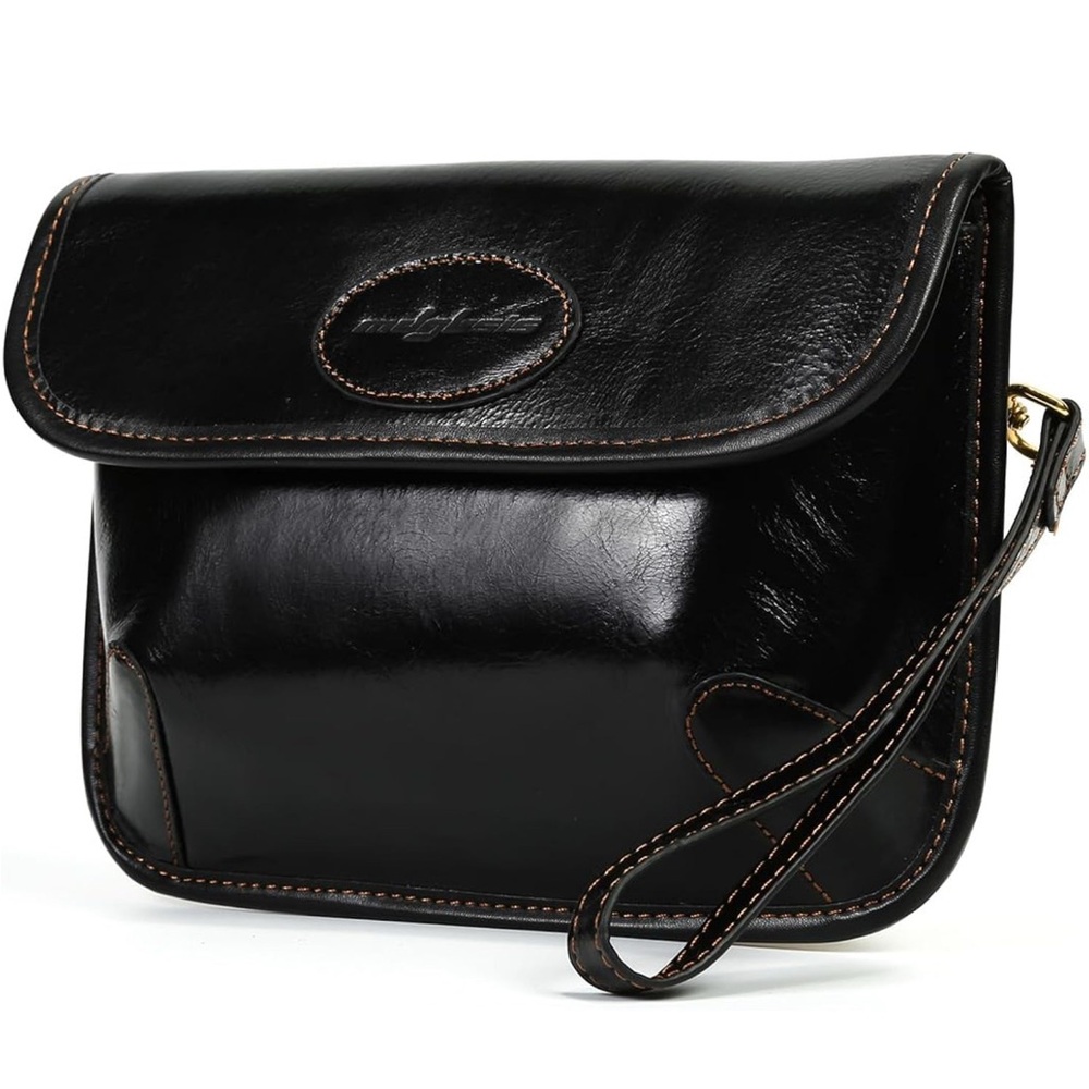 NWT- Leather Waist/Chest Bag w/Convertible Wrist Strap